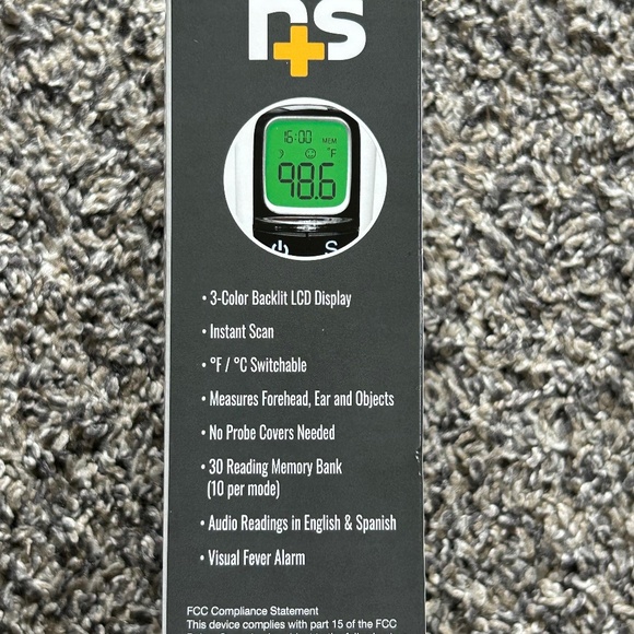 Healthsmart infared ear forehead thermometer NEW - Picture 2 of 2